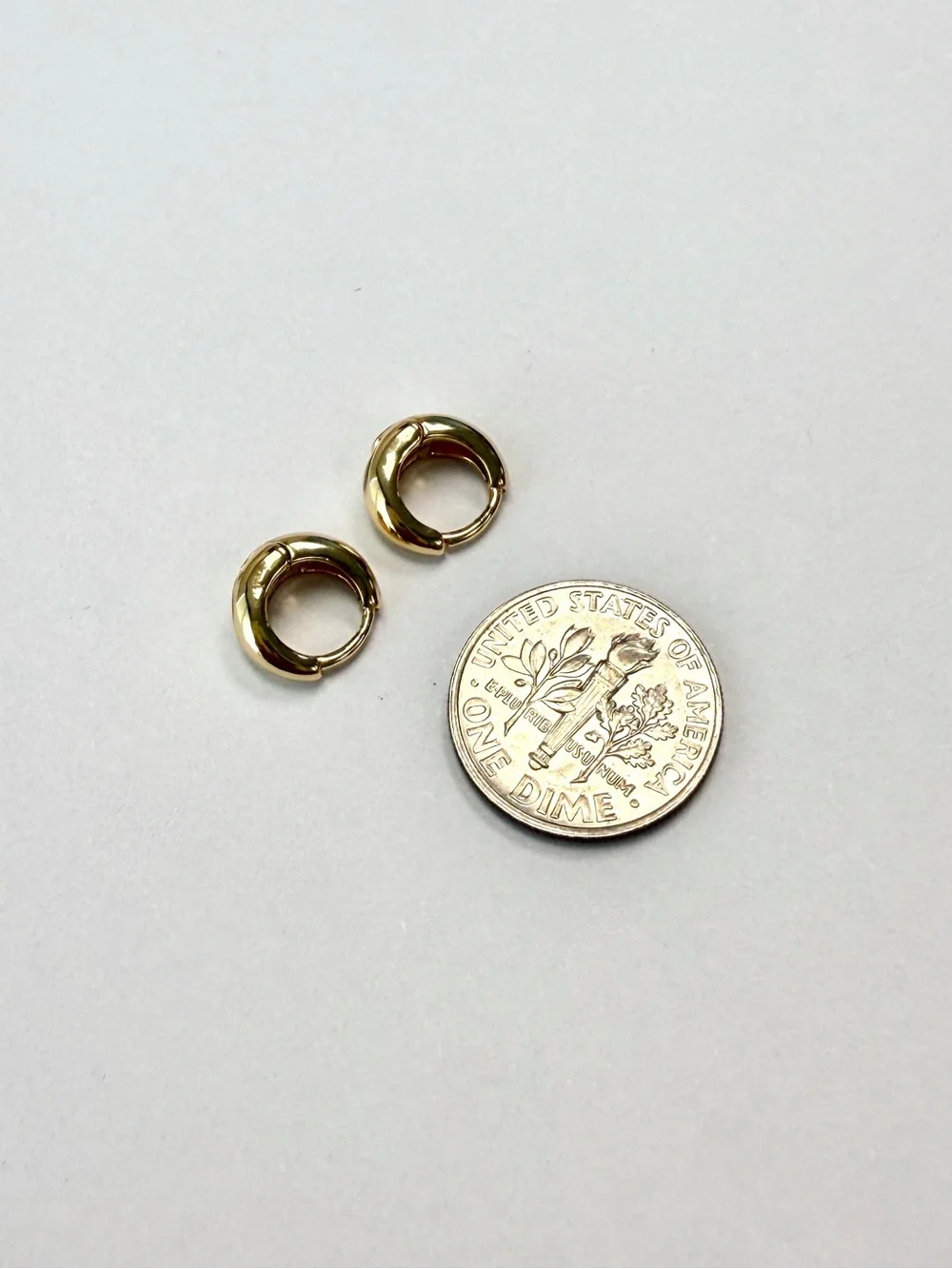 Mint & Lily Mini Teardrop Huggie Hoop Earrings
